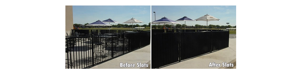 Privacy Slats for Steel Fence